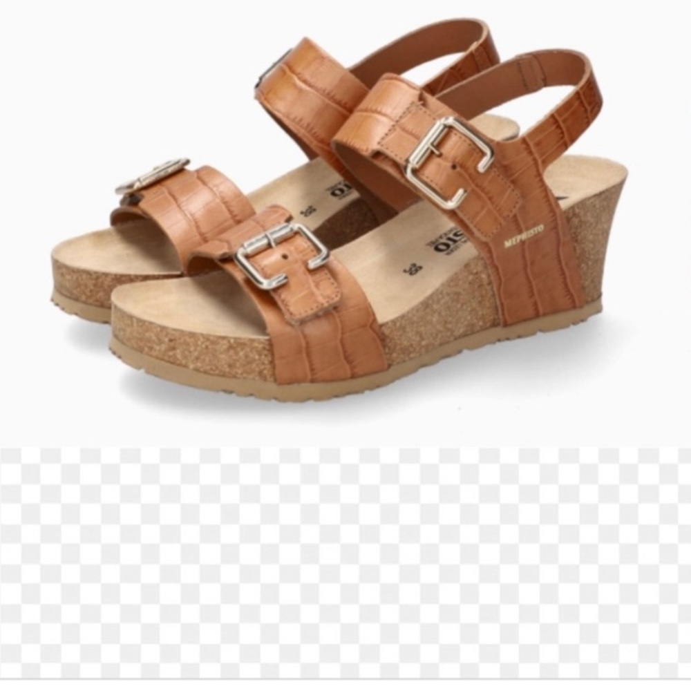 ⭐️ Mephisto Lissandra Wedge Sandals Size 7 (Fits 7.5)